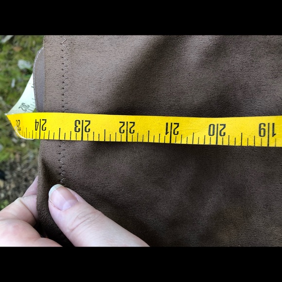 Wide Width Over the Knee Brown Boots - Picture 8 of 8